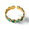 ANILLO ERYNA CORAZONES DEL ALBA VERDE ANILLO ERYNA CORAZONES DEL ALBA VERDE