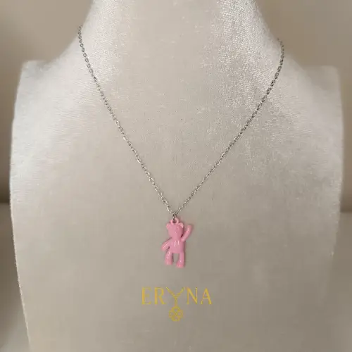 COLGANTE ERYNA OSO ROSA COLGANTE ERYNA OSO ROSA