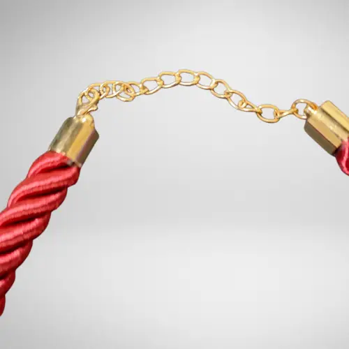 Collar caracola cordón rojo ERYNA