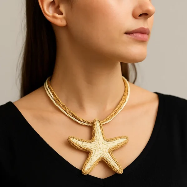 Collar estrella natural ERYNA