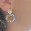 PENDIENTES ERYNA ARO DE CUENTAS MINI