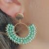 PENDIENTES ERYNA MEDIA LUNA DE CUENTAS