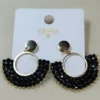 PENDIENTES ERYNA MEDIA LUNA DE CUENTAS