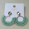 PENDIENTES ERYNA MEDIA LUNA DE CUENTAS