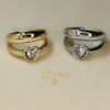 ANILLO ERYNA CORAZÓN MINIMALISTA