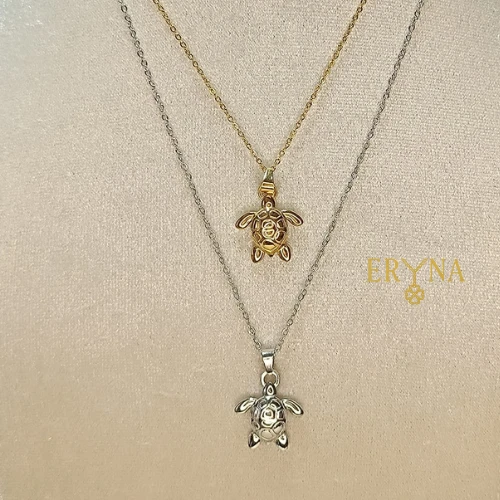 COLGANTE ERYNA TORTUGA EN ACERO