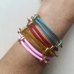 PULSERAS ERYNA HILO TRENZADO AJUSTABLE