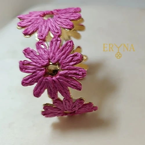 PULSERA BRAZALETE FLORES ERYNA
