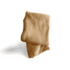 Bufanda beige con detalles dorados ERYNA
