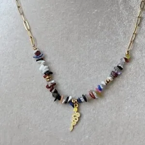 collar-eryna-acero-dorado-piedras-naturales-serpiente collar-eryna-acero-dorado-piedras-naturales-serpiente
