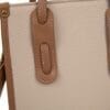 bolso bandolera kaki marca IRENE con asas y cremallera