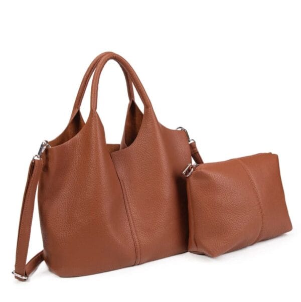 Bolso shopper IRENE PU con bandolera