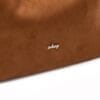 bolso abag marrón shopper efecto ante