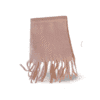 Bufanda efecto cashmere color rosa