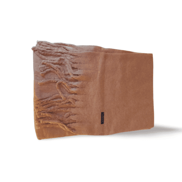 Bufanda efecto cashmere color beige