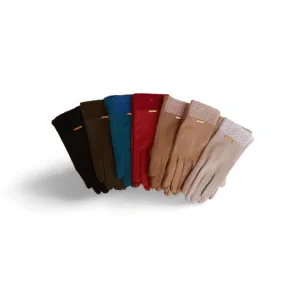 Guantes de mujer varios colores con puño de punto. Guantes de mujer varios colores con puño de punto.