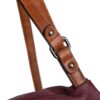 Mochila IRENE ILR230308 color granate con asas marrones