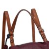 Mochila IRENE ILR230308 color granate con asas marrones