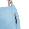 mochila irene eryna azul piel sintética alta calidad detalle cremallera