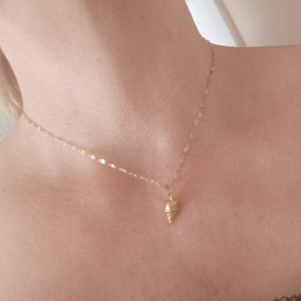 Collar con colgante helado ERYNA