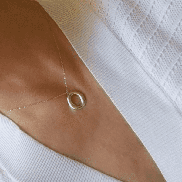 Collar ERYNA de acero inoxidable en plata y dorado