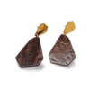 pendientes elegantes geométricos de resina ligera