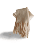 Bufanda efecto cashmere color blanco