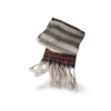 BUFANDA ERYNA DE RAYAS VERDE MARRON