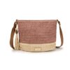 Bolso bandolera MAC&NOA de fibra natural vista frontal