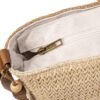 Detalle interior con cremallera del bolso MAC&NOA