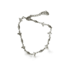 PULSERA ERYNA MARIPOSAS EN ACERO PLATEADO 1 Pulsera de acero inoxidable plateado con mariposas caladas ERYNA