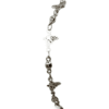PULSERA ERYNA MARIPOSAS EN ACERO PLATEADO 2 Detalle de mariposas caladas en pulsera ERYNA plateada