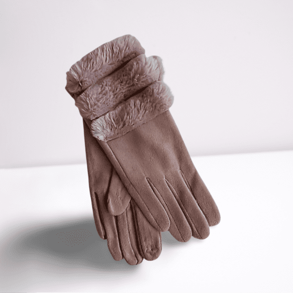 Guantes de invierno ERYNA color marrón claro Guantes de invierno ERYNA color marrón claro