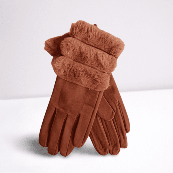 Guantes de invierno ERYNA color marrón Guantes de invierno ERYNA color marrón