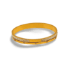 Pulsera rígida ERYNA dorada vista superior