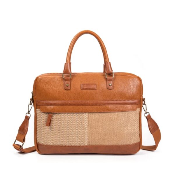 Bolso de mujer SARA marrón vista frontal