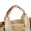 asas de mano reforzadas bolso rafia mac&noa beige y natural
