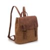 Mochila rafia MAC&NOA lateral