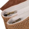Detalle cremallera mochila rafia