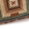 detalle logo bolso rafia multicolor mac&noa