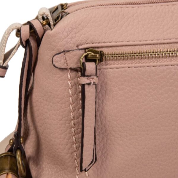 Detalle de la cremallera del bolso MAC&NOA
