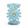 Pulsera brazalete flores ERYNA - Azul cielo Pulsera brazalete flores ERYNA azul cielo