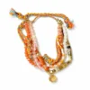 Pulsera MULTICOLOR CRISTAL Y PIEDRA ERYNA - NARANJA Pulsera MULTICOLOR CRISTAL Y PIEDRA ERYNA - NARANJA